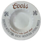 Coors ceramic ash tray America's fine light beer Golden Colorado Vintage