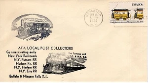 GEDENKEN AN FRÜHE NEW YORK EISENBAHNEN, JAMAIKA, NY 1984 FDC18139 - Bild 1 von 1