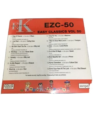 Easy Karaoke Easy Classics EZC 50 - Image 1 of 2