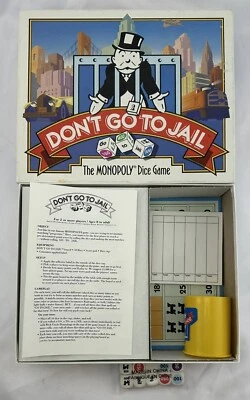 1991 Don't Go To Jail Game Monopoly Game Parker Brothers New Old Stock FREE SHIP - Image 1 of 4