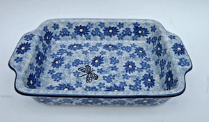 Traditionelle Boleslaweic 7" Tortenschale/Servierschale/Braten * Backofen zu Geschirr * - Bild 1 von 4