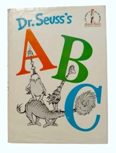 Dr Seuss’s ABC 1963 First Edition HC w Dust Jacket Beginner Books VG Vintage - Picture 1 of 9