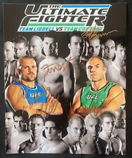 UFC ULTIMATE FIGHTER 1 SIGNED 8x10 by CHUCK LIDDELL RANDY COUTURE FORREST BONNAR