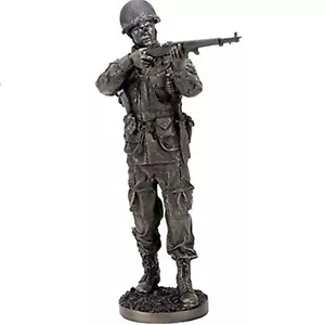 Estatua de soldado de la Segunda Guerra Mundial Taking Aim militar Segunda Guerra Mundial nueva - Imagen 1 de 2