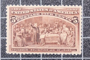 Scott 234 - 5 centavos colombiano - MNH - Bonito sello - SCV - $150,00 - Imagen 1 de 2