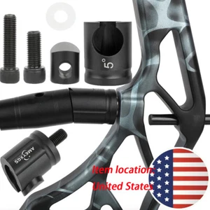 Compound Bow Stabilizer Quick Disconnect 0° 5° 8° 10° Archery Target Shooting US - Picture 1 of 23