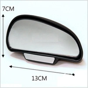 CAR REAR MIRROR THIRD MIRROR AUXILIARY MIRROR RIGHT SIDE BLACK - Picture 1 of 3