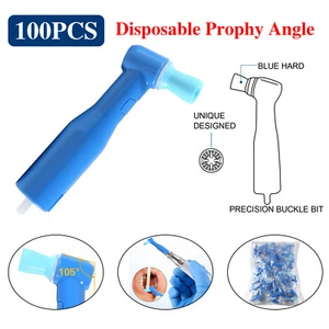 Dental Einweg Prophy Winkel Regular Latexfrei Gegenwinkel 105° - 100 Stück - Bild 1 von 24