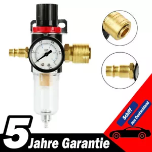 1/4" Druckminderer Druckluft Filter Wasserabscheider Wartungseinheit Kompressor* - Bild 1 von 8
