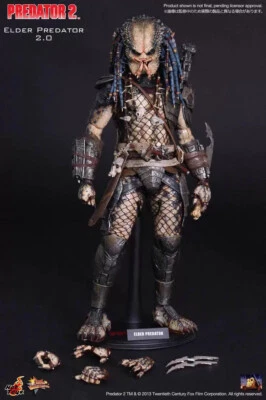 New Hot Toys MMS233 Predator 2 Elder Predator 2.0  14" Action Figure in stock - Image 1 of 4
