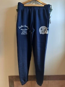 Dallas Cowboys NFL Navy Jogger Sweatpants with Helmet Size Medium New with Tags - Picture 1 of 10