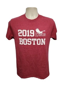 2019 Boston College Eagles #EaglesFly Adult Small Red TShirt - Picture 1 of 8