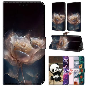 Unicorn Sky Paint Leather Wallet Phone Case For iPhone 15 14 Pro Max XR XS 8 7 - Picture 1 of 17