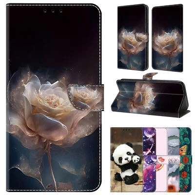 Unicorn Sky Paint Leather Wallet Phone Case For iPhone 15 14 Pro Max XR XS 8 7  - Image 1 of 4