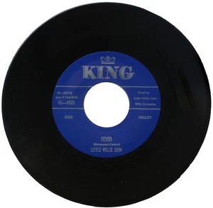 45Re✦ LITTLE WILLIE JOHN ✦"Fever / Uh Uh Baby"✦Awsome 1956 R&B Popcorn ♫ - Imagen 1 de 1