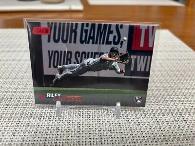 2023 Topps Stadium Club #3 Riley Greene (Red Foil) RC Detroit Tigers - Image 1 of 2