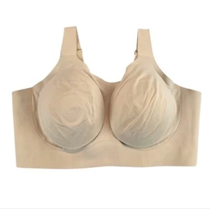 Evelyn Bobbie The Beyond BH hellbraun nude leichter leicht gefütterter BH ohne Bügel 3XL - Bild 1 von 9