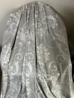 STUNNING BESPOKE QUALITY ORIGINAL LAURA ASHLEY JOSETTE  CURTAINS / TIEBACKS - Image 1 of 4