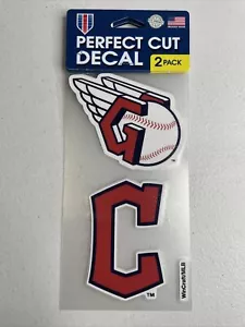 MLB CLEVELAND GUARDIAN Perfect Cut Decal LICENSED - 2 PACK - Picture 1 of 3