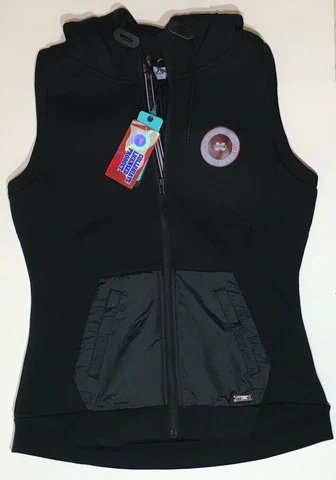 NCAA Mississippi State Bulldogs Women's Iris Banner Stripe Zip Hoodie Vest Large Cover