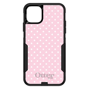 OtterBox Commuter for Apple iPhone (Pick Model) Pink & White Polka Dot Pattern - Picture 1 of 23