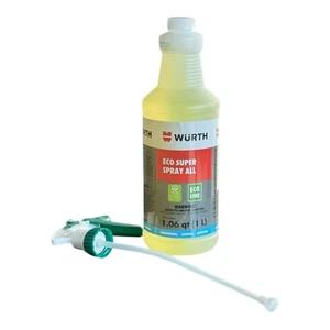 Wurth ECO Super Spray All 1L Eco-Friendly Multi-Purpose Cleaner with Pump Spray - Picture 1 of 3