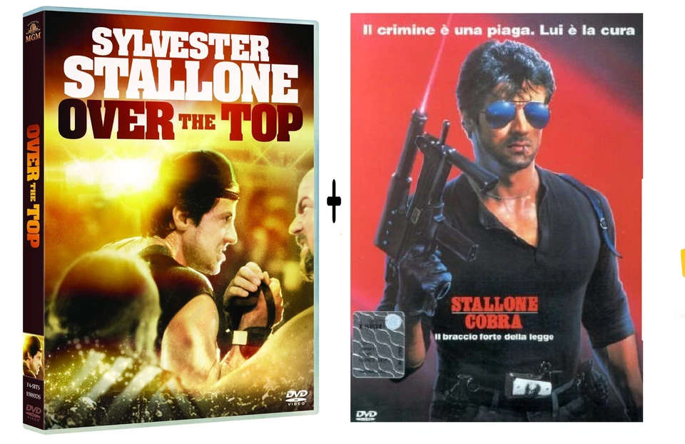 Dvd Over The Top / Cobra (1986-1987) (2 Film Dvd) - Sylvester Stallone ....NUOVO - Immagine 1 di 1