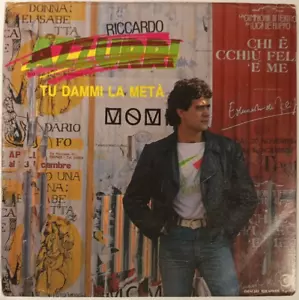 RICCARDO AZZURRI -TU DAMMI LA META / PREVISIONI- 1985 ITALIAN 7" SINGLE PS ITALO - Picture 1 of 4