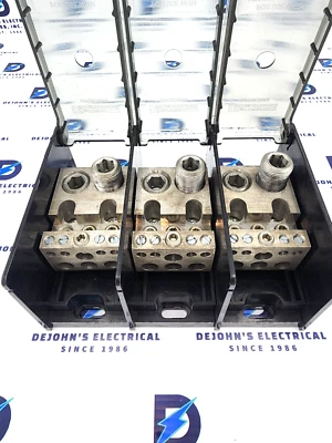 FERRAZ SHAWMUT MPDB69133 500A 1000V 3 PHASE DISTRIBUTION BLOCK - Image 1 of 4