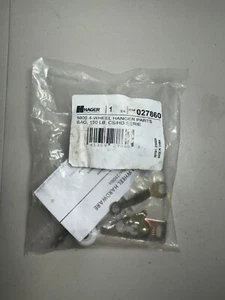 Hager 4-Wheel Hanger Parts Bag, 150 Lb, 027860 - Picture 1 of 3