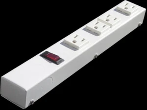 12" 4-Outlet Hardwired Power Strip with Switch, EPS-H104NVW2 - Picture 1 of 7