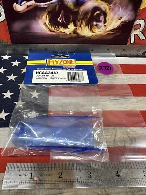 HOBBICO / FLYZONE HCAA3487 CANOPY HATCH W/SCREW for: SWIFT FLYER - Image 1 of 4