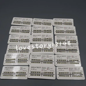 10 paquetes de soportes de ortodoncia dental de metal separables ranura mini/estándar 018/022 - Imagen 1 de 298