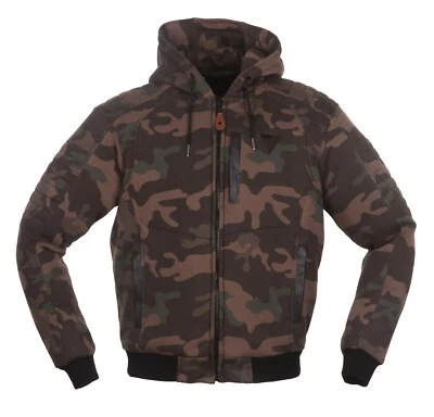 Modeka Hootch Herren Motorrad Hoodie Gr. M Kapuzenjacke Aramid camouflage - Bild 1 von 3