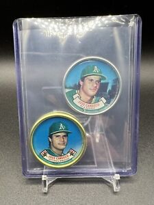 1987/88 Jose Canseco Topps Chewing Gum Coins #6&7 OAKLAND ATHLETICS A's