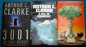Set 5 Arthur C Clarke PB SPACE ODYSSEY ~ VORSPIEL ZU DEN STERNEN ~ MONDUST ~ KAISERLICHE ERDE - Bild 1 von 6
