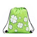Christmas Drawstring Backpack Pouch Patricks Day Goodie Bags Sports