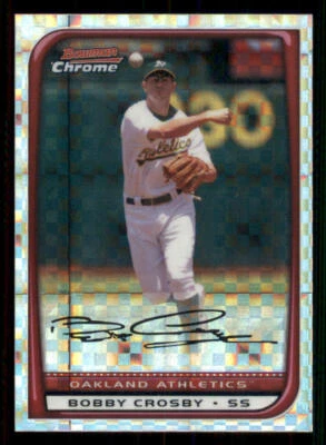 2008 Bowman Chrome X-Fractors #88 Bobby Crosby /250 - Image 1 of 2