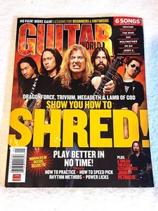 Guitar World Magazine January 2007 All "SHRED" issue Trivium/Guitar Heroes FINE - Picture 1 of 7