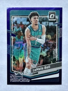 2023-24 Donruss Optic Basketball PURPLE Holo Prizm LaMelo Ball #29 Hornets - Picture 1 of 2