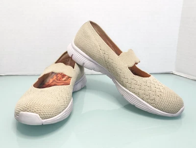 Skechers Seger Mary Jane slip on memory foam comfort shoes New Sz 7.5 - Image 1 of 4
