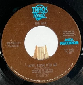 THE WHO 45 LOVE REIGN O'ER ME / WATER—M- - Picture 1 of 6
