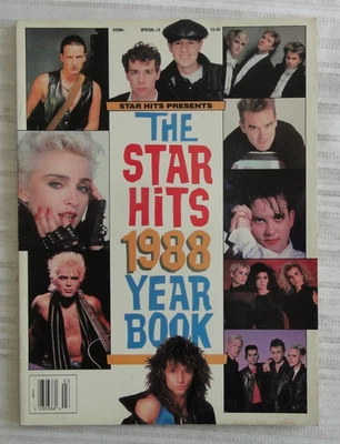 Vintage Magazine The Star Hits 1988 Year Book Bono Bon Jovi Billy Idol       167 Foto 1 de 4