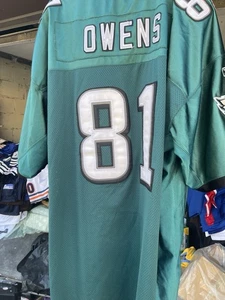 100% Reebok Terrell Owens #81 Philadelphia Eagles Jersey SZ 60 - Picture 1 of 3