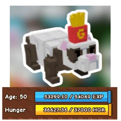 HUGE, DIAMONDS, GEMS, PS99, PSX, PET SIMULATOR 99, PETS GO!, GO New ListingAGE 50 French fry ferret grow a garden roblox