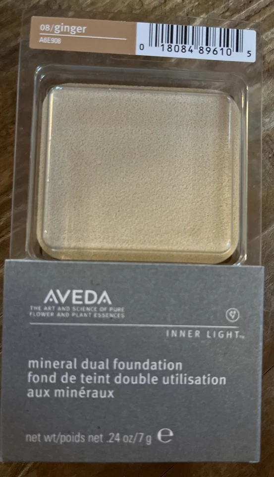 Aveda Inner Light Mineral Dual Foundation ~ Shade 08 Ginger ~ New in Box - Image 1 of 1