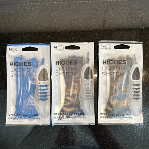 Sistema de cordones HICKIES - LOTE incluye 3 paquetes de cordones para zapatos de actualización ¡NUEVO! - Imagen 1 de 11
