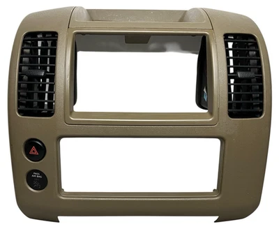 Nissan Frontier Pathfinder 2005-2012 TAN tablero central radio panel de ventilación bisel OEM Foto 1 de 4