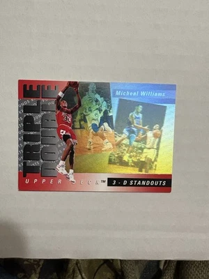 1993-94 cubierta superior triple doble #TD3 Scottie Pippen (error de impresión) Foto 1 de 2