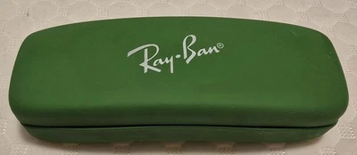 Gafas de sol o anteojos Ray-Ban verdes y rojos estuche rígido de 6" de largo solamente Foto 1 de 4